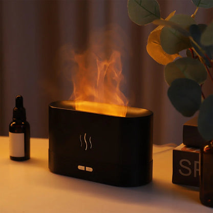 FlameMist™ Flame Effect Aroma Diffuser & Ultrasonic Humidifier