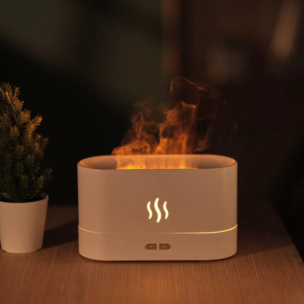 FlameMist™ Flame Effect Aroma Diffuser & Ultrasonic Humidifier